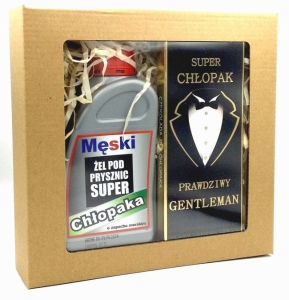 Zestaw Prezentowy Chłopak VI Olej (czarny) + Czekolada (czarna)