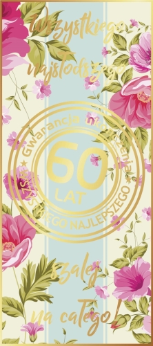 Czekolada na 60 urodziny