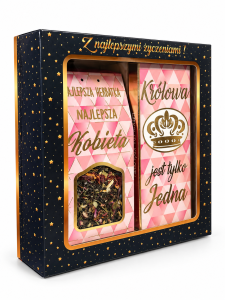 Zestaw prezentowy - Herbata + Czekolada Królowa