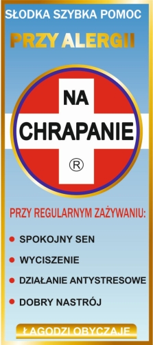 Czekolada przy alergii na chrapanie