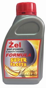 Żel pod prysznic dla faceta  - Super Facet Formuła 400ml.