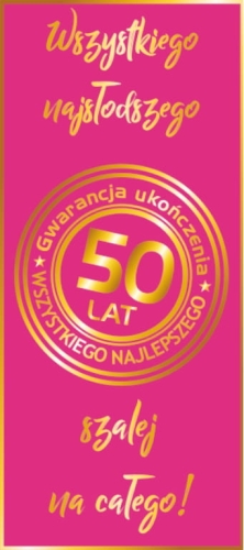 Czekolada dla 50 latki