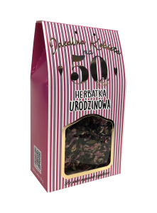 Herbata na 50 urodziny - damska