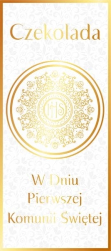 Czekolada Pierwsza Komunia Święta